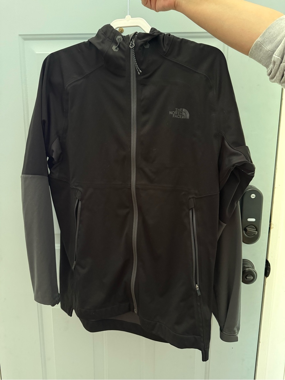 The North Face Black Hooded Softshell Jacket